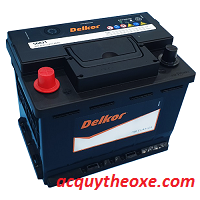 Bình ắc quy Delkor 56031 (DIN60R) 12V 60Ah