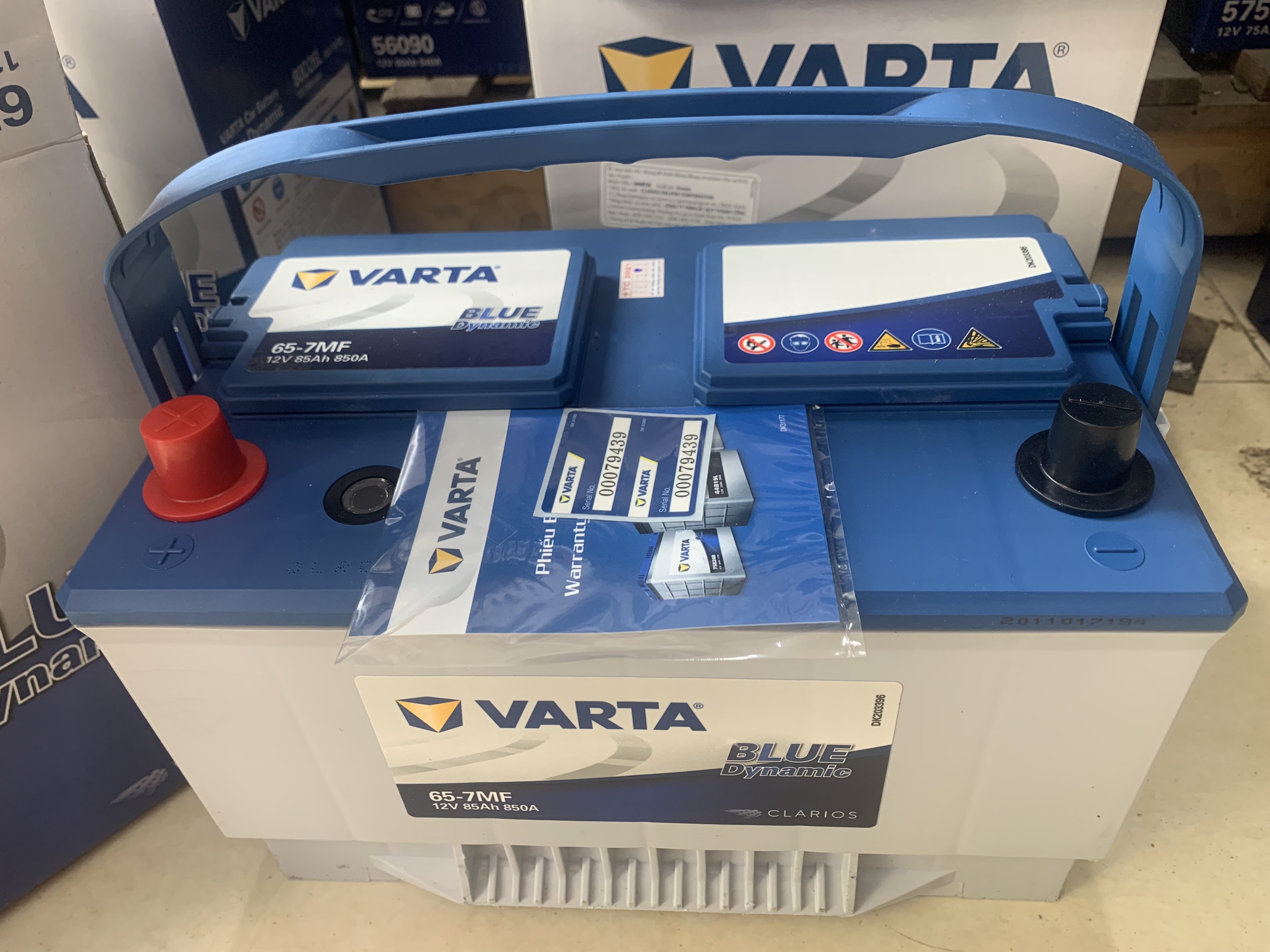 Ắc quy Varta 65 - 7 MF