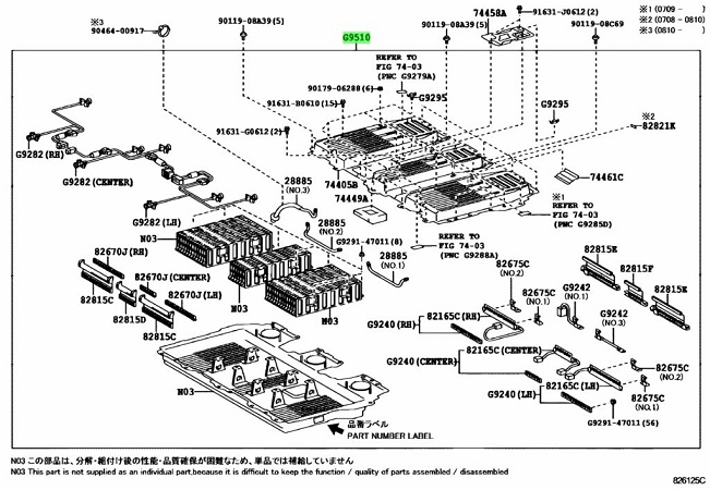 Cấu tạo chi tiết bên trong của 1 bộ Pin Hybrid cho xe Lexus