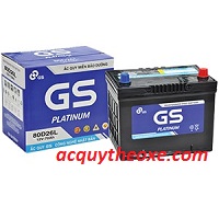 Bình ắc quy GS MF 80D26L 12V 70Ah