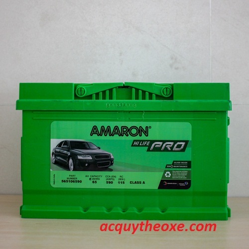 Bình ắc quy Amaron DIN65 12V 65Ah