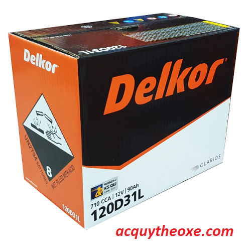 Bình ắc quy Delkor 120D31L 12V 90Ah